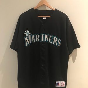 Russell Athletic Seattle Mariners baseball jersey.